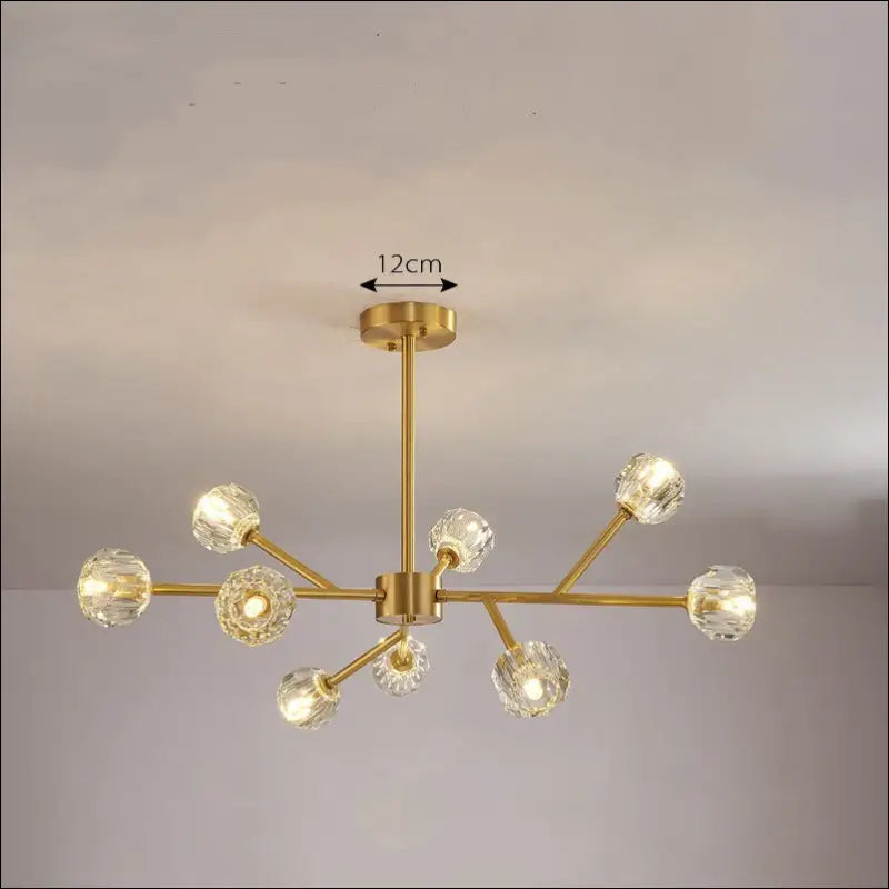 Golden Crystal Luxury Chandelier