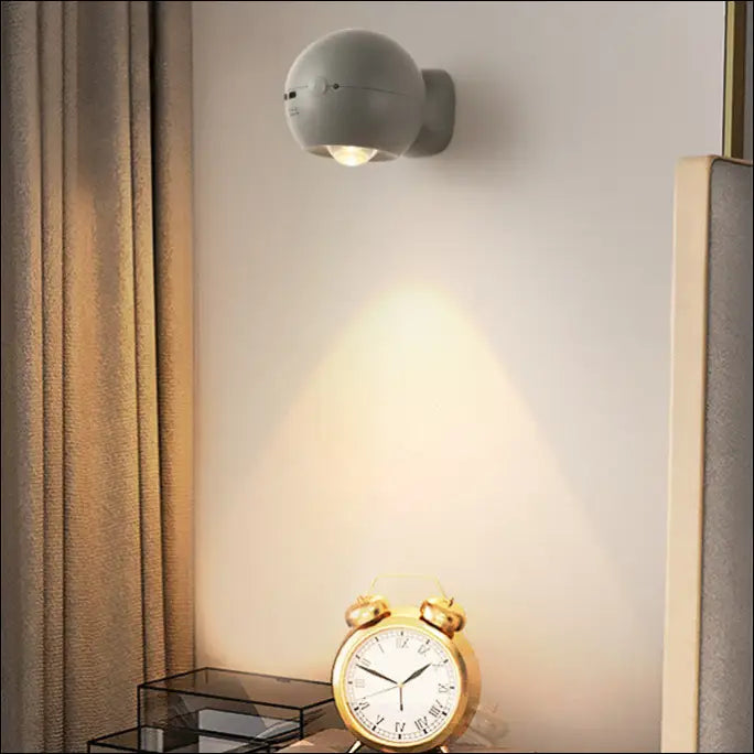 Nordic Modern Minimalist Creative Bedside Punch-free Magnetic Wall Lamp