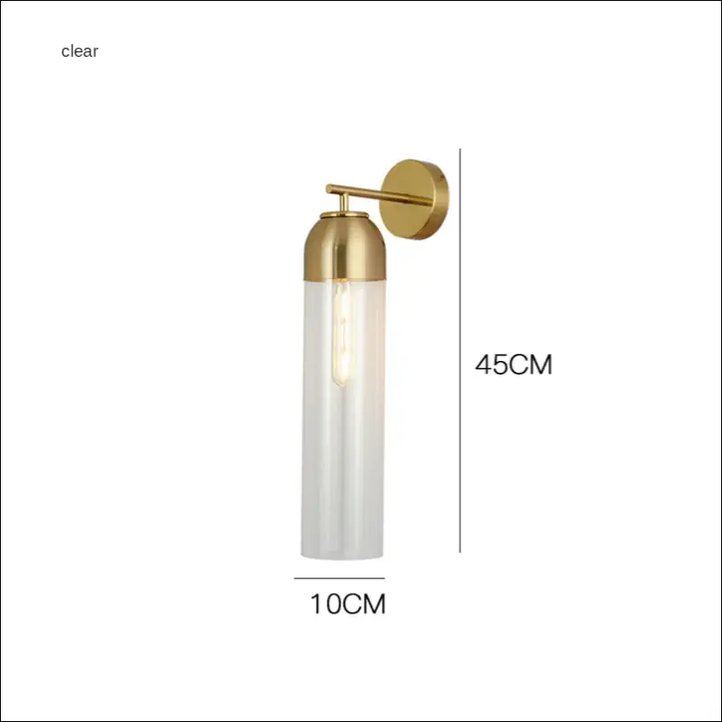 Nordic Postmodern Creative Glass Living Room Wall Lamp