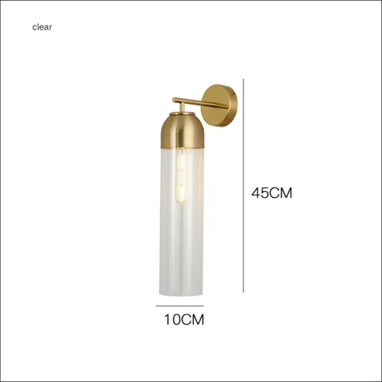 Nordic Postmodern Creative Glass Living Room Wall Lamp