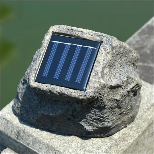 Outdoor Waterproof Resin Solar Stone Light