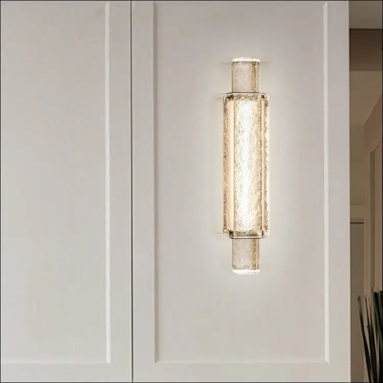 Post-Modern Crystal Background Wall Living Room Wall Lamp