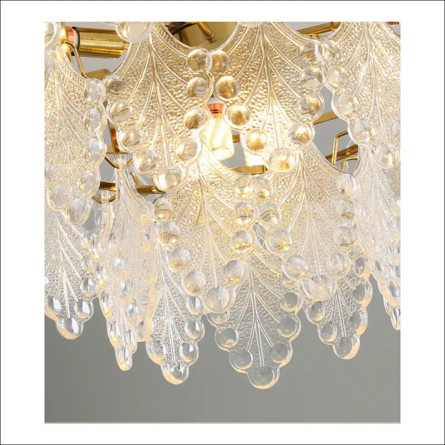 Simple Living Room Glass Chandelier