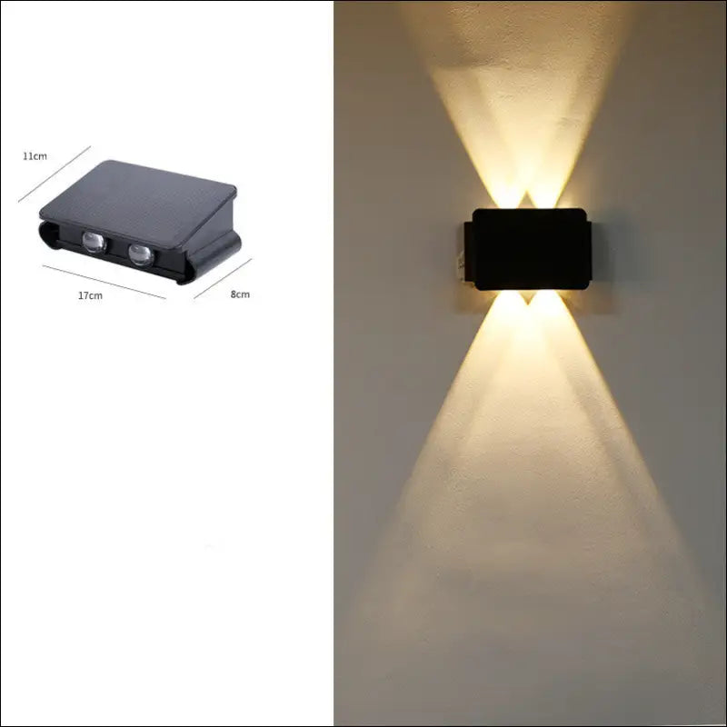 Solar Outdoor Corridor Waterproof Wall Lamp