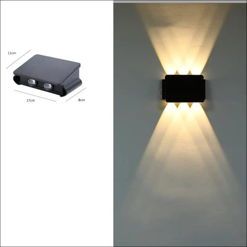 Solar Outdoor Corridor Waterproof Wall Lamp