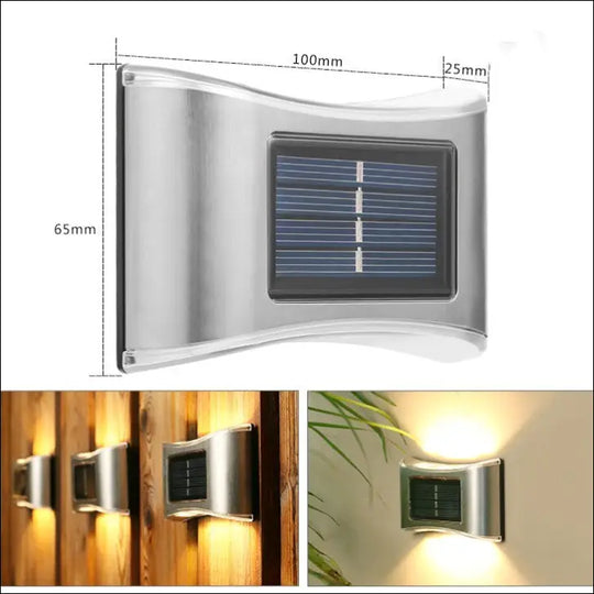 Solar Small Night Outdoor Garden Wall Light Decorative Courtyard