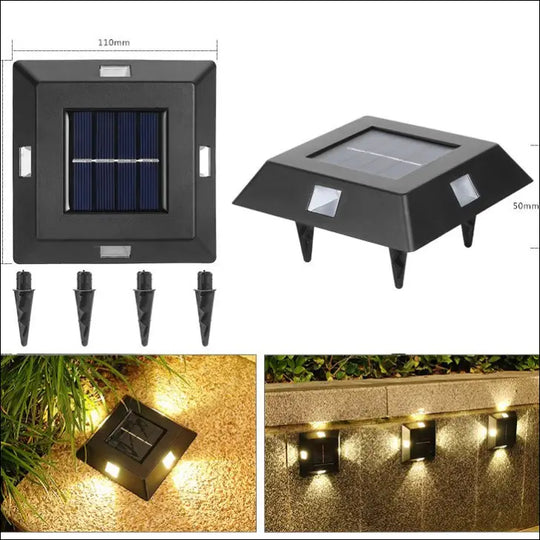 Solar Small Night Outdoor Garden Wall Light Decorative Courtyard