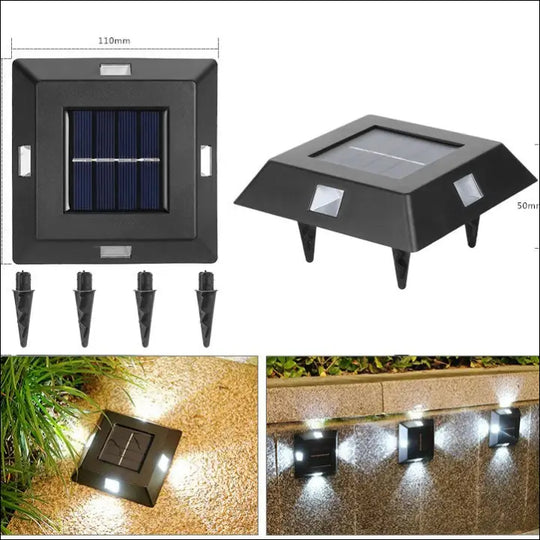 Solar Small Night Outdoor Garden Wall Light Decorative Courtyard