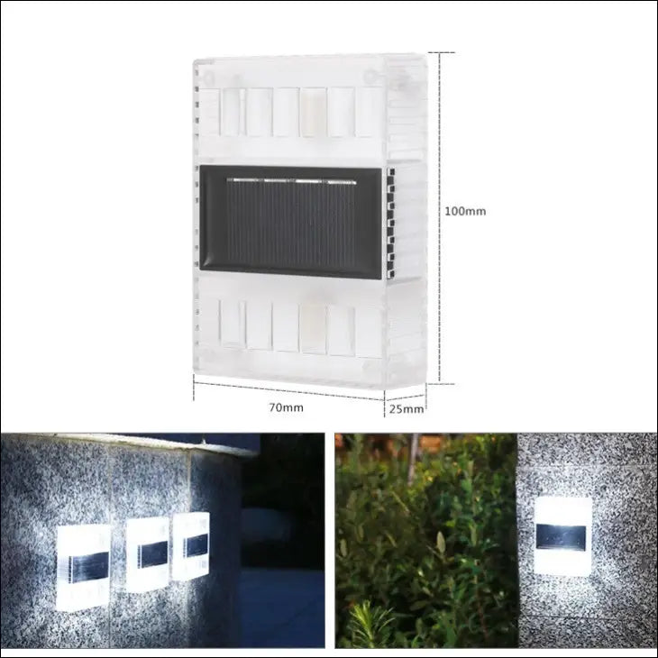 Solar Small Night Outdoor Garden Wall Light Decorative Courtyard